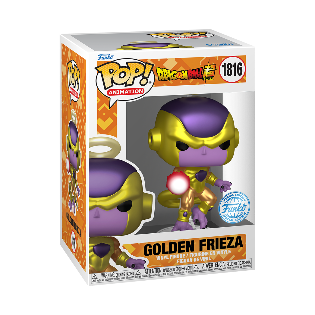 FUN84386 Dragon Ball Super - Golden Frieza Metallic Pop! Vinyl [RS] - Funko - Titan Pop Culture