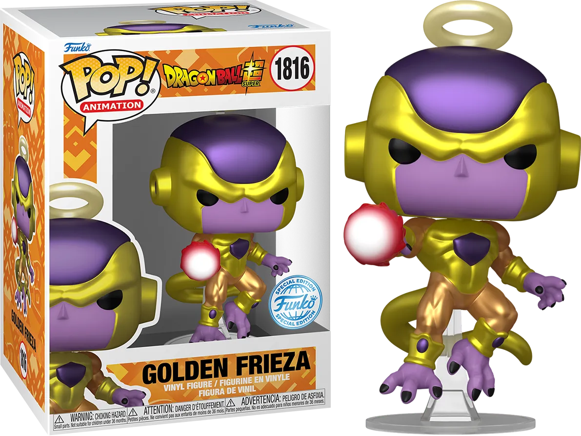 FUN84386 Dragon Ball Super - Golden Frieza US Exclusive Pop! Vinyl [RS] - Funko - Titan Pop Culture