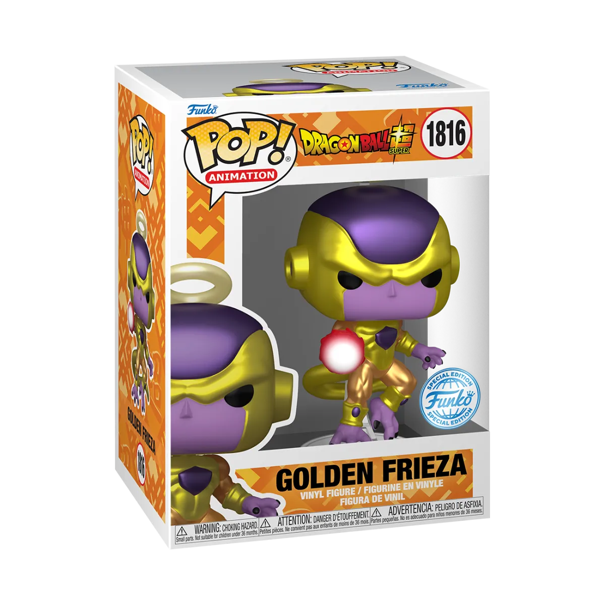 FUN84386 Dragon Ball Super - Golden Frieza US Exclusive Pop! Vinyl [RS] - Funko - Titan Pop Culture