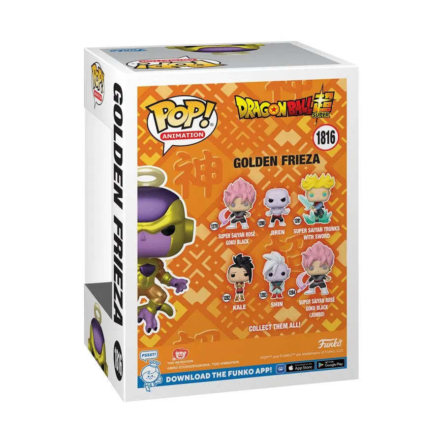 FUN84386 Dragon Ball Super - Golden Frieza US Exclusive Pop! Vinyl [RS] - Funko - Titan Pop Culture