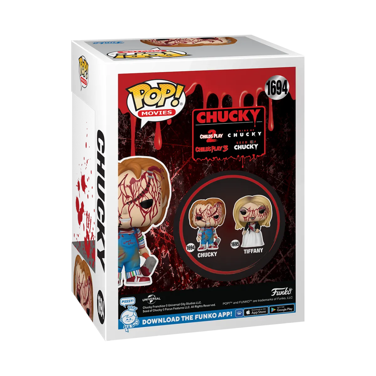 FUN84389 Bride of Chucky - Chucky (Battle Damaged) Pop! Vinyl [RS] - Funko - Titan Pop Culture