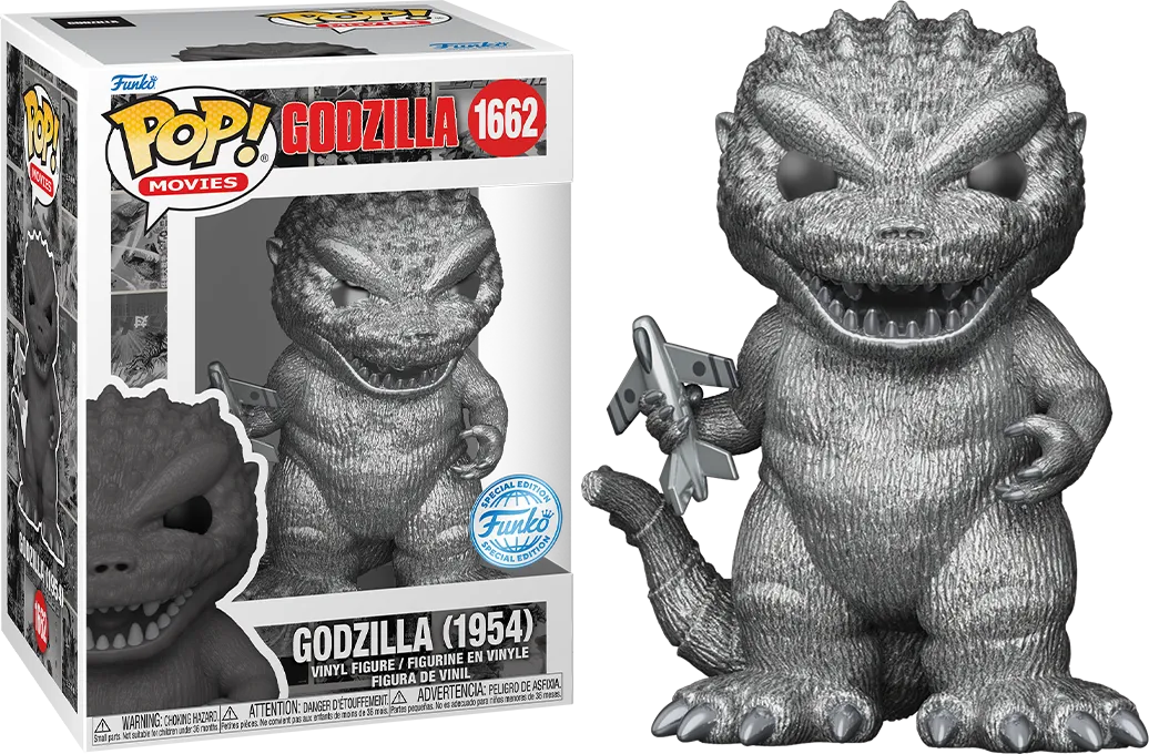 FUN84398 Godzilla: 70th Anniversary - Godzilla (1954) US Exclusive Metallic Pop! Vinyl [RS] - Funko - Titan Pop Culture