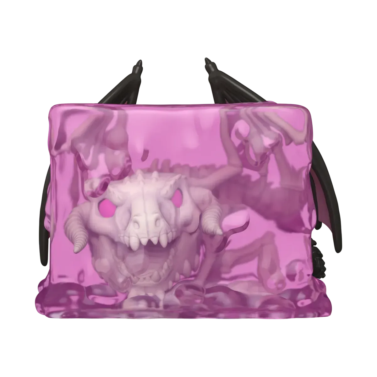 FUN84422 Dungeons & Dragons - Gelatinous Cube with Dracolich US Exclusive Glow Pop! Deluxe [RS] - Funko - Titan Pop Culture