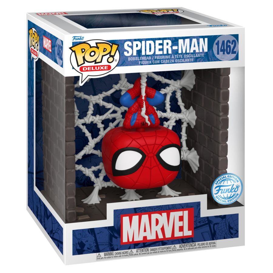 FUN84425 Marvel Comics - Spider-Man in Webs US Exclusive Pop! Deluxe [RS] - Funko - Titan Pop Culture