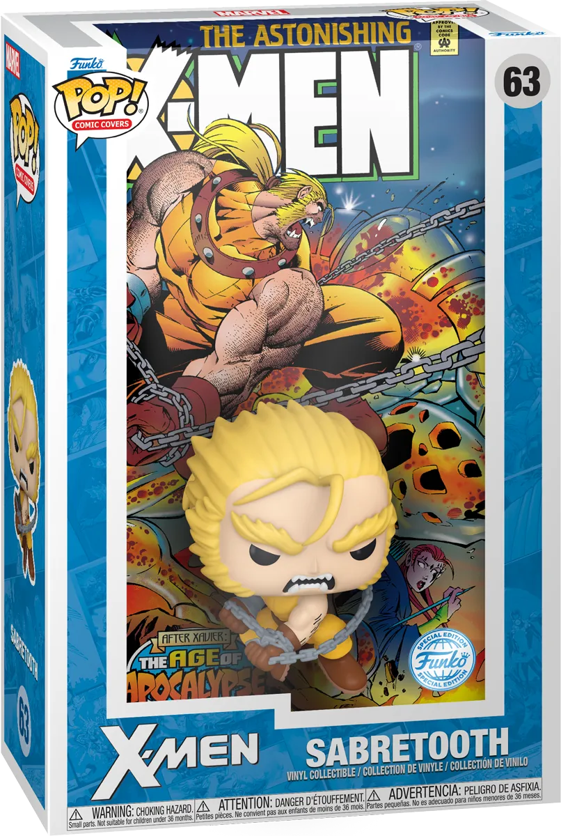 FUN84426 X-Men - Sabretooth in The Astonishing X-Men #2 US Exclusive Pop! Comic Cover [RS] - Funko - Titan Pop Culture