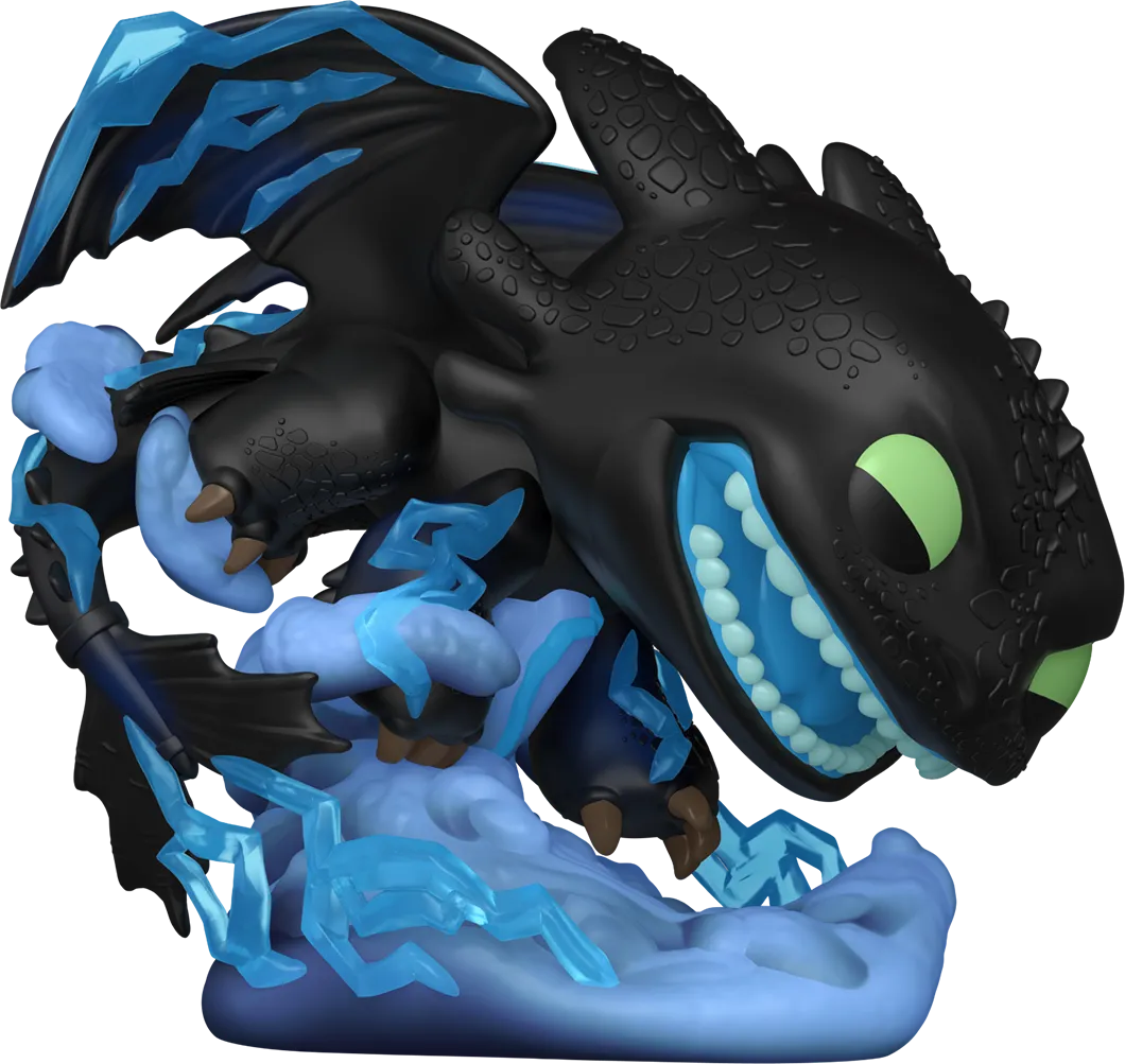 FUN84428 How to Train Your Dragon - Toothless with Lightning US Exclusive Pop! Vinyl Premium [RS] - Funko - Titan Pop Culture