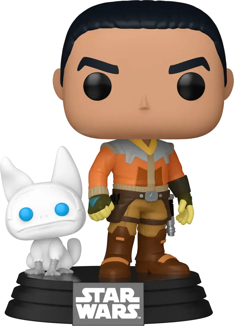 FUN84429 Star Wars: Rebels - Ezra with Loth-Cat US Exclusive Pop! Vinyl [RS] - Funko - Titan Pop Culture