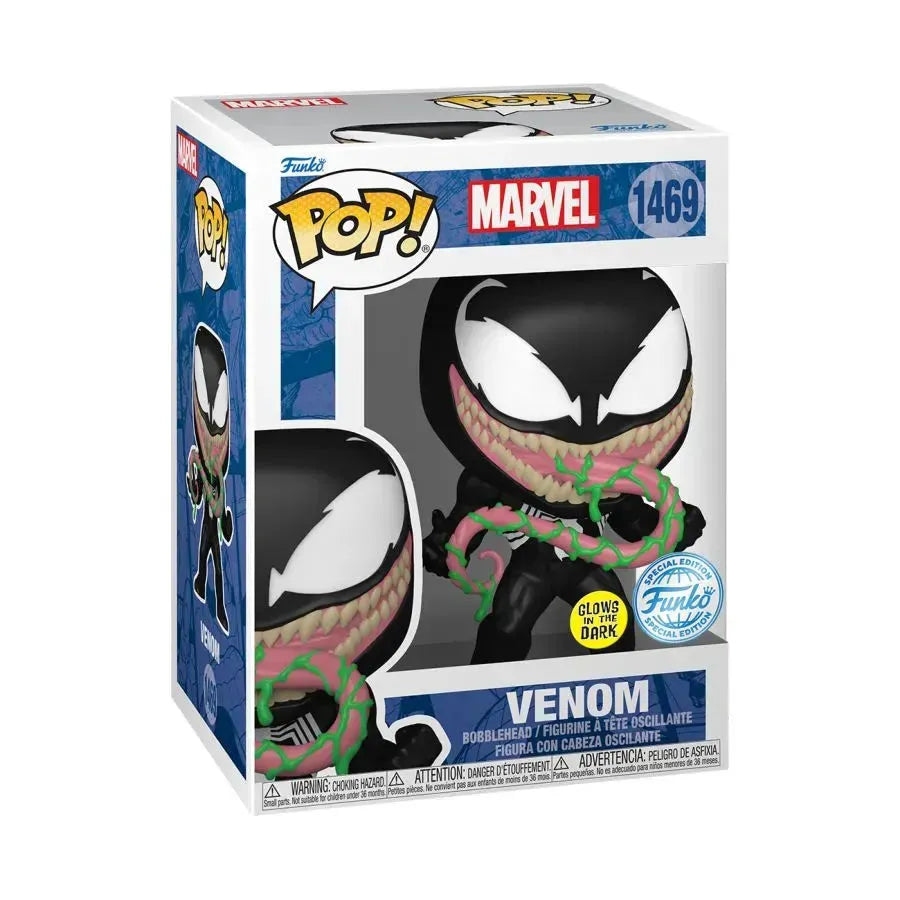 FUN84452 Marvel Comics - Venom (with Ooze) US Exclusive Glow Pop! Vinyl [RS] - Funko - Titan Pop Culture