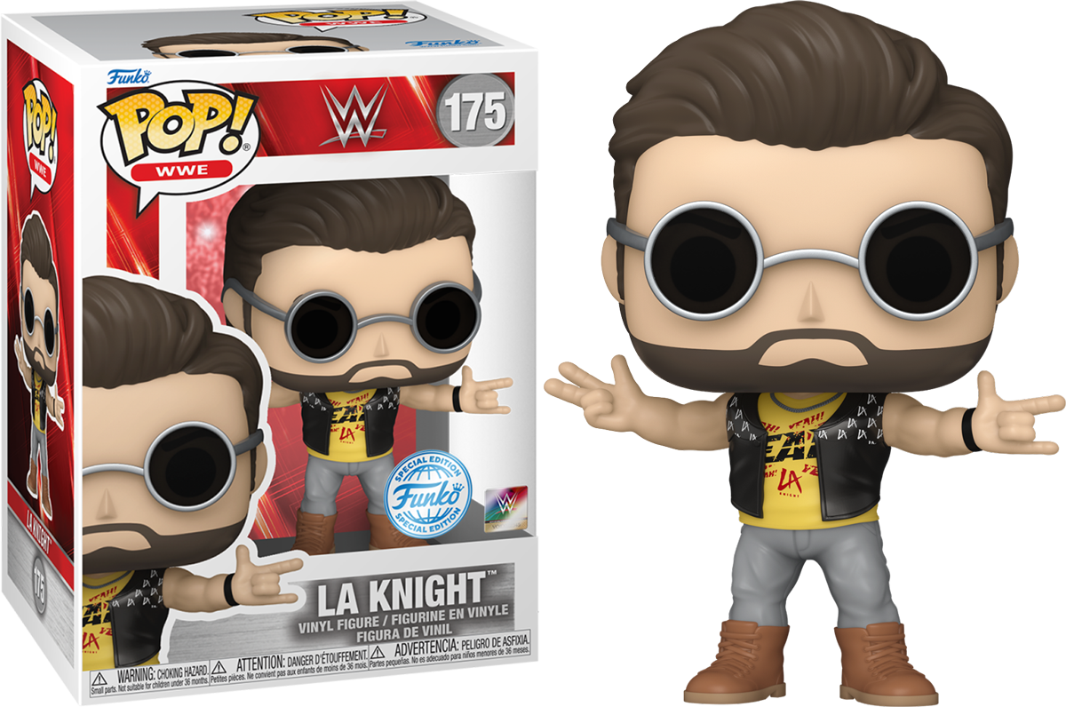 WWE - LA Knight - Vinilo Pop! Exclusivo para EE. UU. [RS]