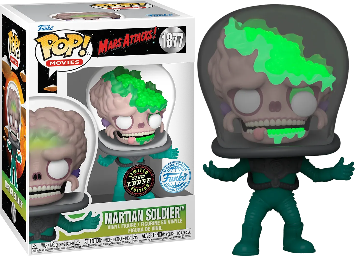  Mars Attacks - Martian Soldier - Chase Bundle / Case - Funko - Titan Pop Culture