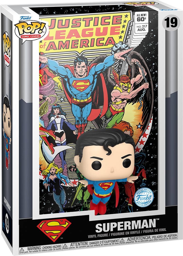 FUN84528 DC Comics - Superman (Justice League of America #217) US Exclusive Pop! Comic Cover [RS] - Funko - Titan Pop Culture