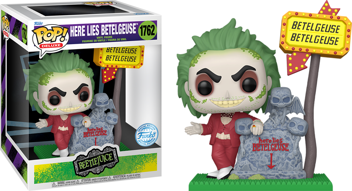 FUN84529 Beetlejuice - Here Lies Betelguise US Exclusive Pop! Deluxe [RS] - Funko - Titan Pop Culture