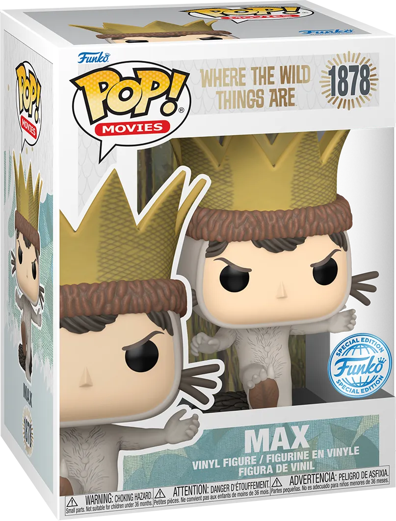 FUN84580 Where the Wild Things Are - Max US Exclusive Pop! Vinyl [RS] - Funko - Titan Pop Culture