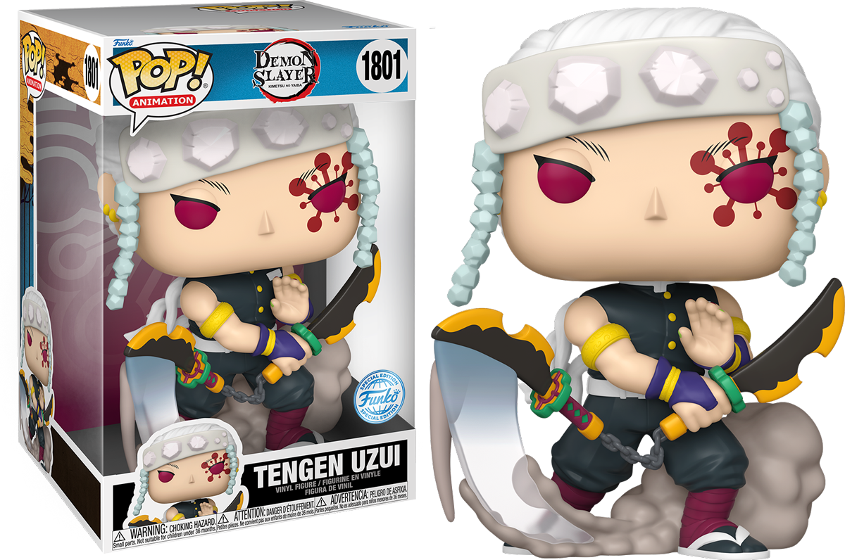 FUN84594 Demon Slayer - Tengen Uzui US Exclusive 10" Pop! Vinyl [RS] - Funko - Titan Pop Culture