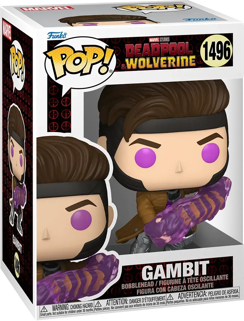 FUN84848 Deadpool & Wolverine - Gambit Pop! Vinyl - Funko - Titan Pop Culture