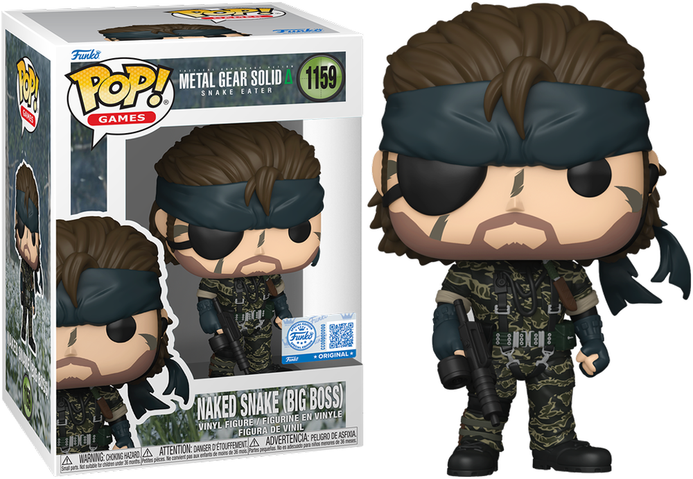 Metal Gear Solid 3 - Big Boss US Exclusive Pop! Vinyl [RS]