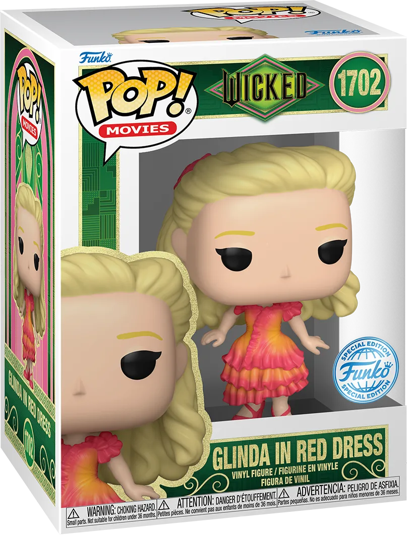 FUN84860 Wicked (2024) - Glinda in Red Dress US Exclusive Pop! Vinyl [RS] - Funko - Titan Pop Culture