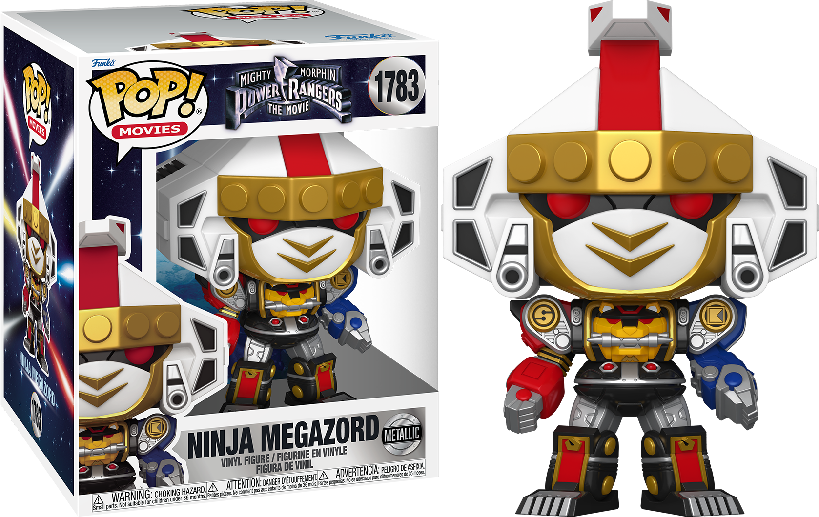 Power Rangers (1995) - Ninja Megazord (Metallic) 6" Pop! Vinyl