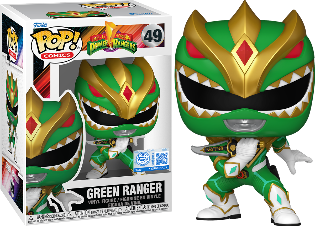 Power Rangers (1995) - Green Ranger US Exclusive Pop! Vinyl [RS]