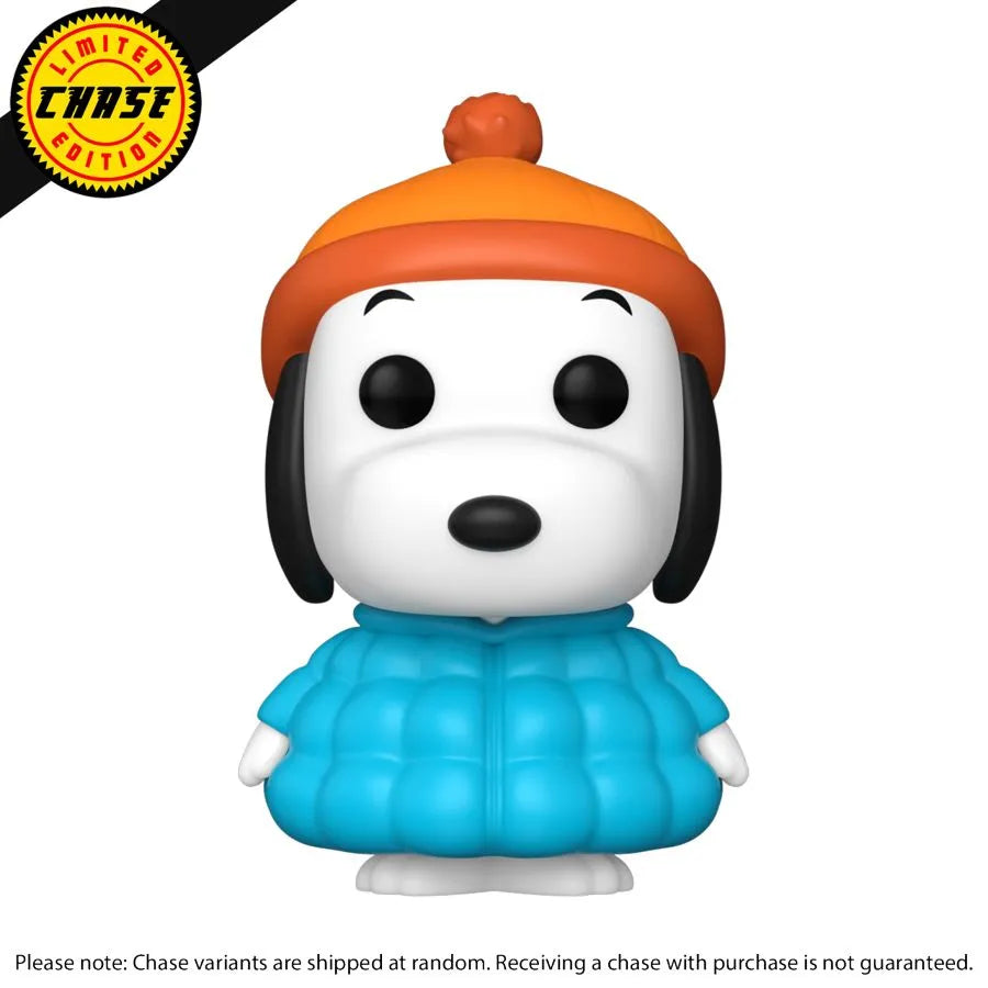 FUN84932 Peanuts - Snoopy in Coat (with chase) US Exclusive Pop! Vinyl [RS] - Funko - Titan Pop Culture