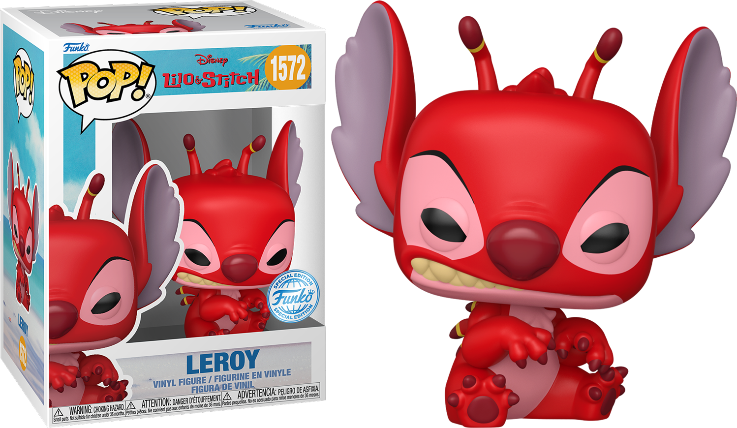 FUN84934 Lilo & Stitch - Leroy US Exclusive Pop! Vinyl [RS] - Funko - Titan Pop Culture