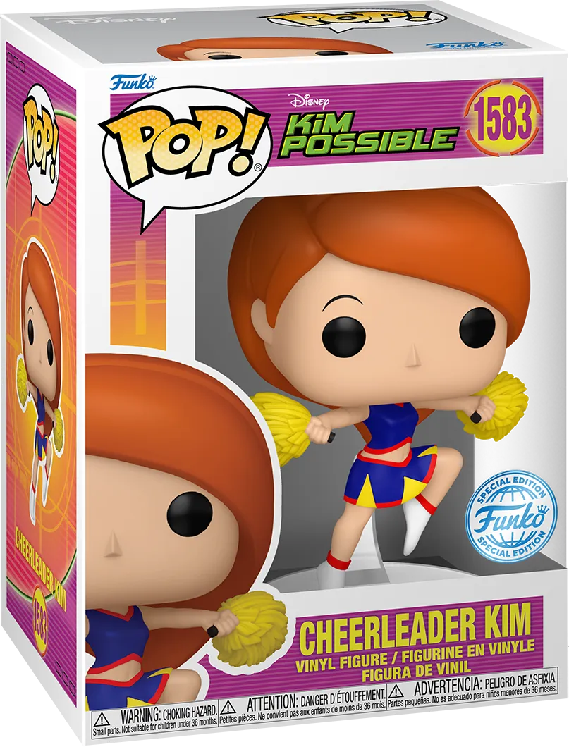 FUN84942 Kim Possible - Kim Cheerleader US Exclusive Pop! Vinyl [RS] - Funko - Titan Pop Culture