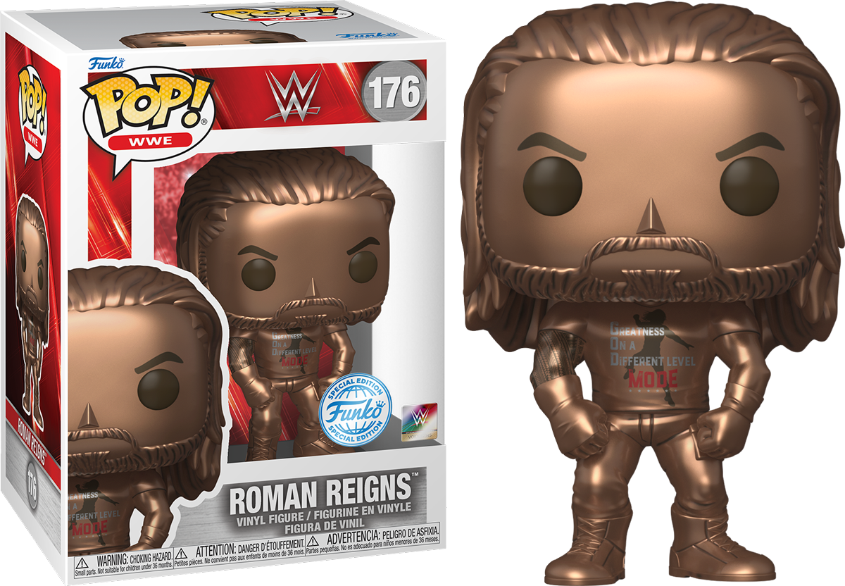 WWE - Roman Reigns (Bronce) Vinilo Pop! Exclusivo de EE. UU. [RS]