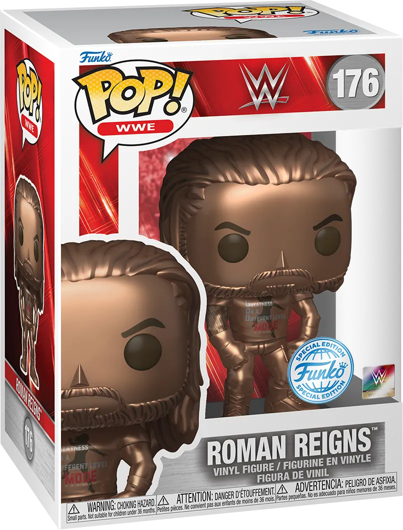 WWE Roman Reigns (Bronze) US Exclusive Pop! Vinyl [RS]