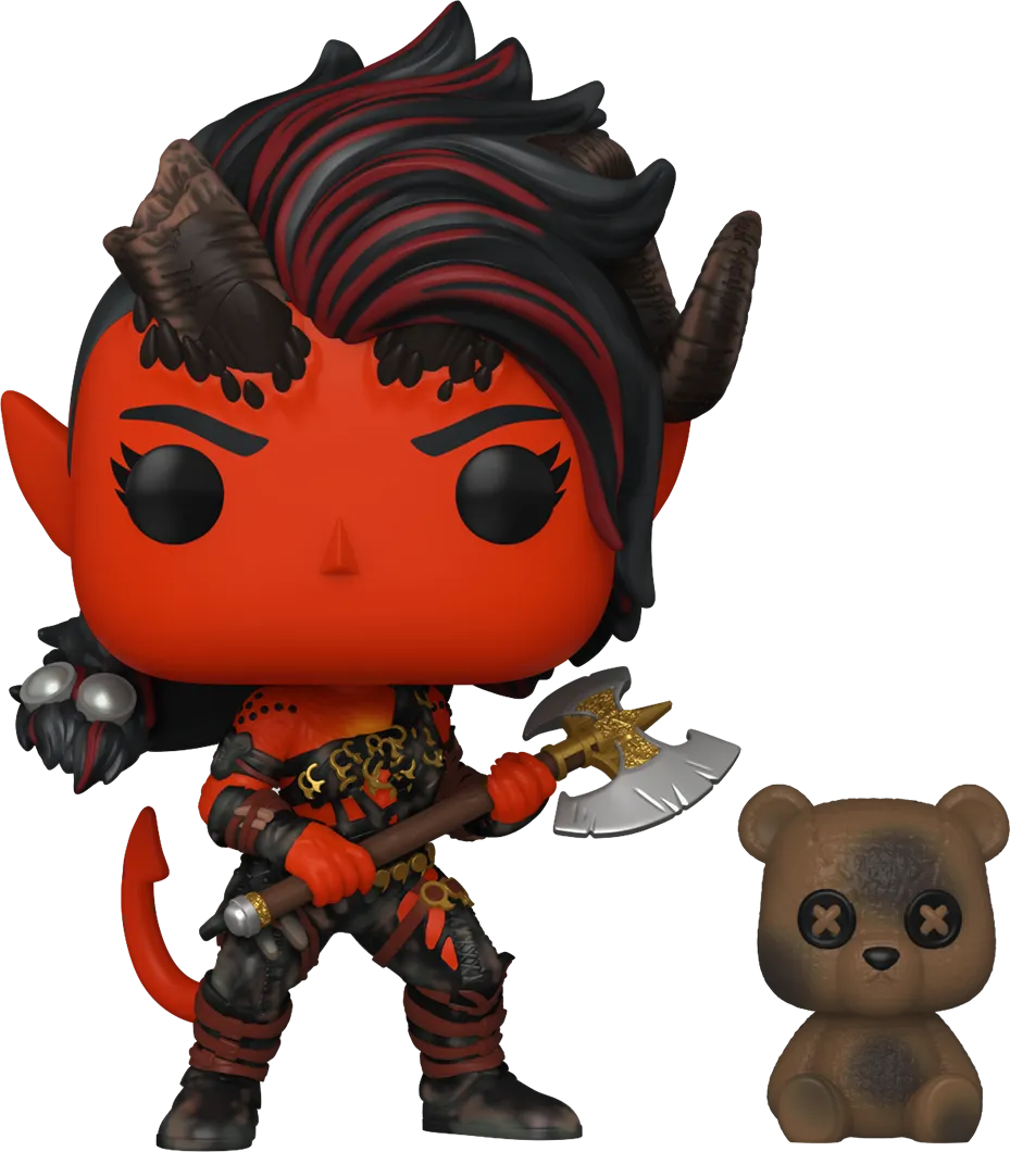 FUN84957 Baldur’s Gate 3 - Karlach with Clive Pop! Vinyl - Funko - Titan Pop Culture