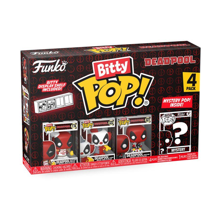 FUN84959 Deadpool - BBQ Master Bitty Pop! 4 -Pack - Funko - Titan Pop Culture