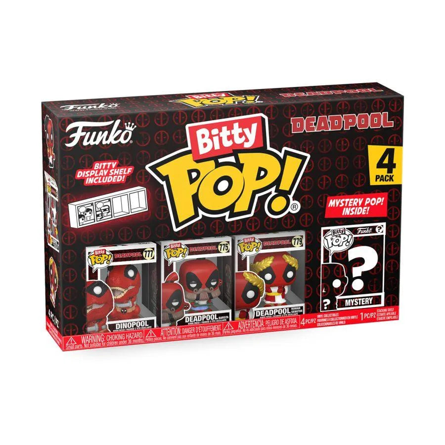 FUN84961 Deadpool - Dinopool Bitty Pop! 4 -Pack - Funko - Titan Pop Culture