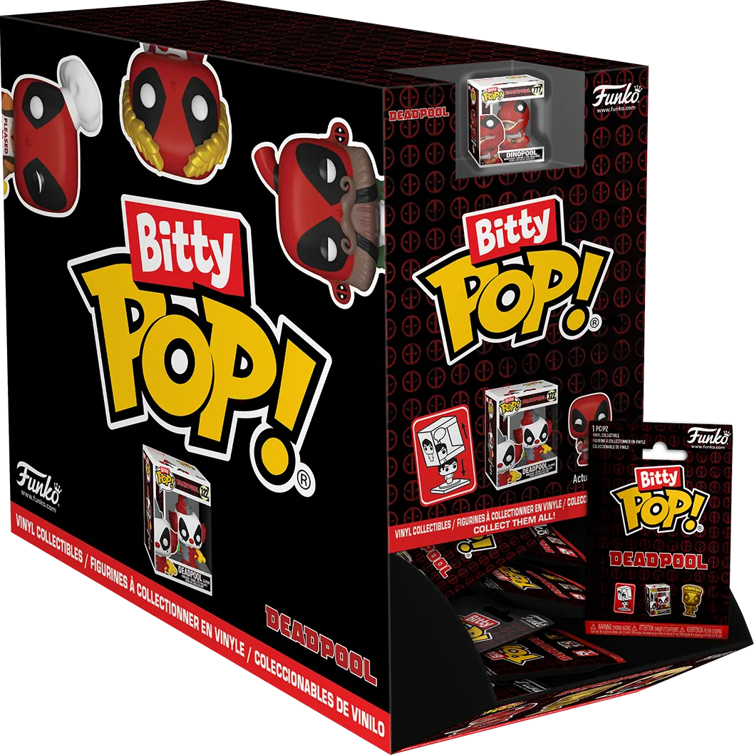 FUN84965 Deadpool - Bitty Pop! Blind Bag Assortment (Display of 24) - Funko - Titan Pop Culture