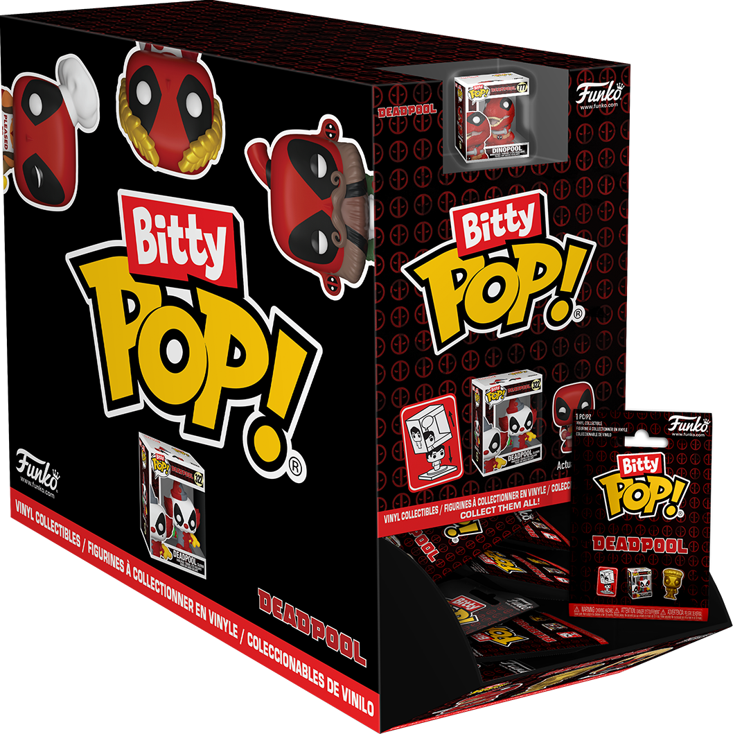 FUN84965 Deadpool - Bitty Pop! Blind Bag Assortment (Display of 24) - Funko - Titan Pop Culture