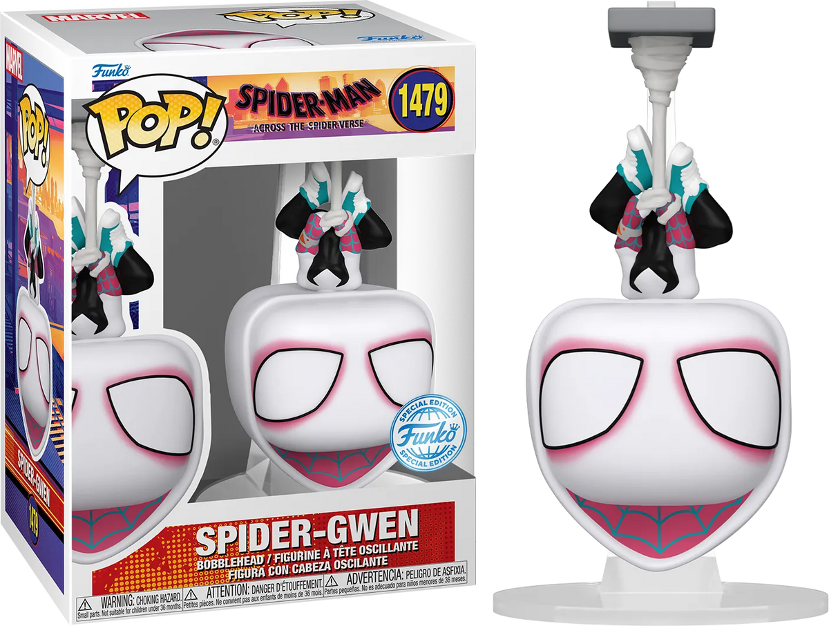 Figura Funko Pop! Spider-Gwen - Spider-Man: Across The Spider-Verse - Coleccionable Oficial De Vinilo - Regalo Ideal Para Fans