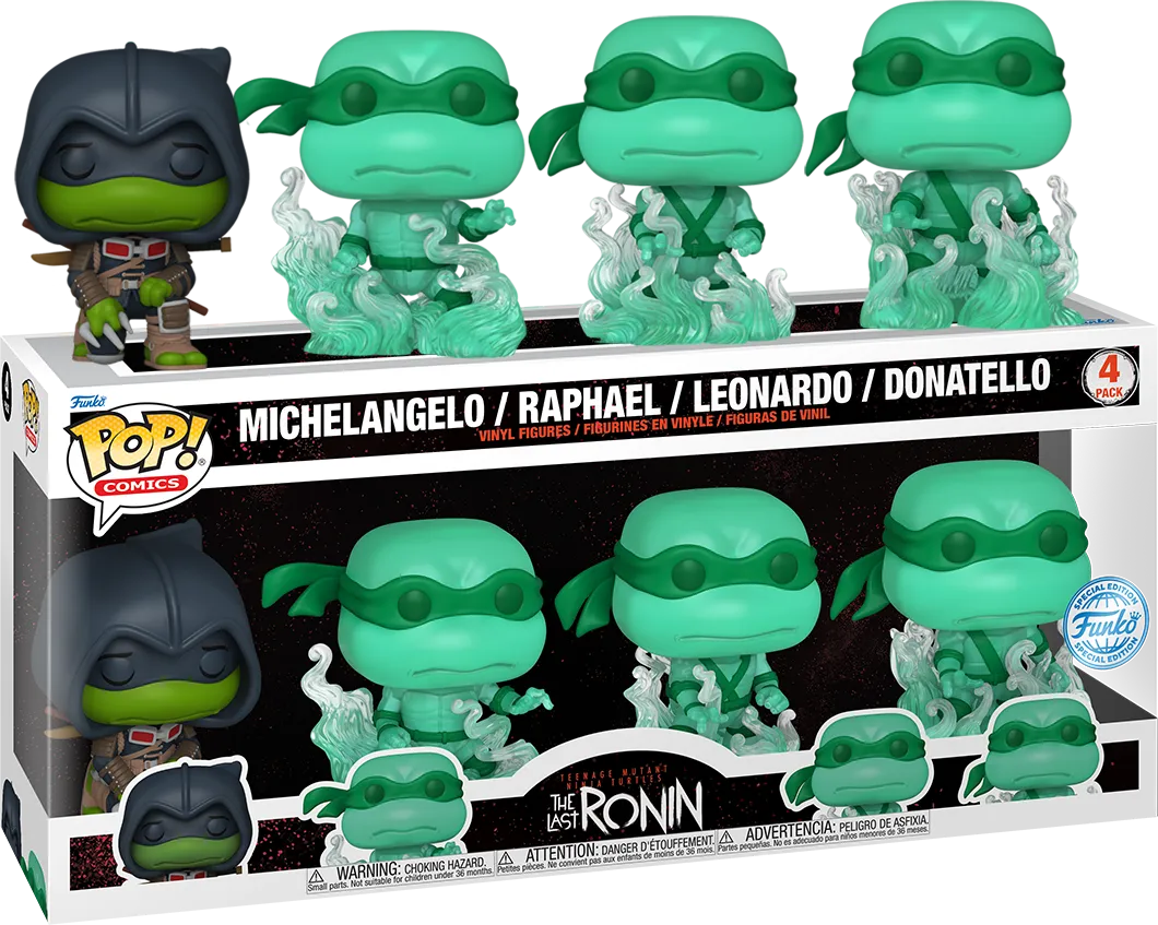 FUN84984 Teenage Mutant Ninja Turtles: The Last Ronin - Brothers US Exclusive Pop! 4-Pack [RS] - Funko - Titan Pop Culture