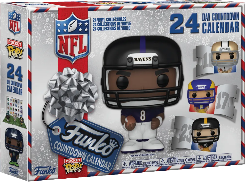 FUN84998 NFL - 2024 US Exclusive Pocket Pop! Advent Calendar [RS] - Funko - Titan Pop Culture