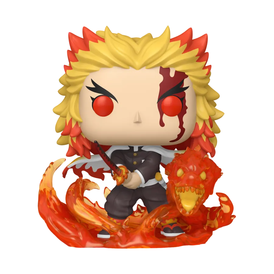 FUN85001 Demon Slayer - Kyojuro Rengoku (9th Form) Pop! Premium - Funko - Titan Pop Culture