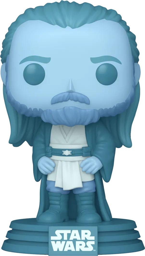 Star Wars - Qui-Gon Jinn (Force Ghost) US Exclusive Glow Pop! Vinyl [RS]