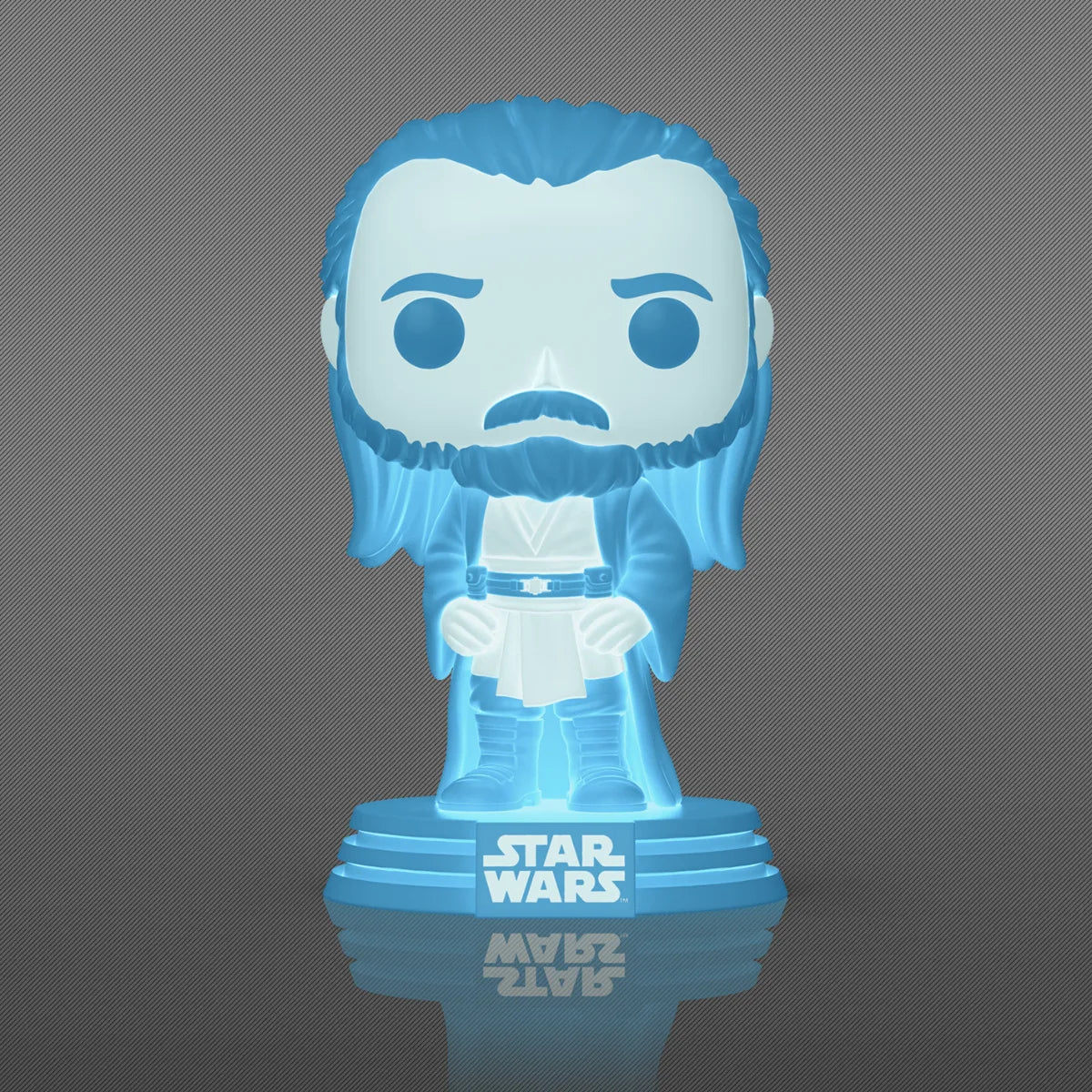 Star Wars - Qui-Gon Jinn (Force Ghost) US Exclusive Glow Pop! Vinyl [RS]