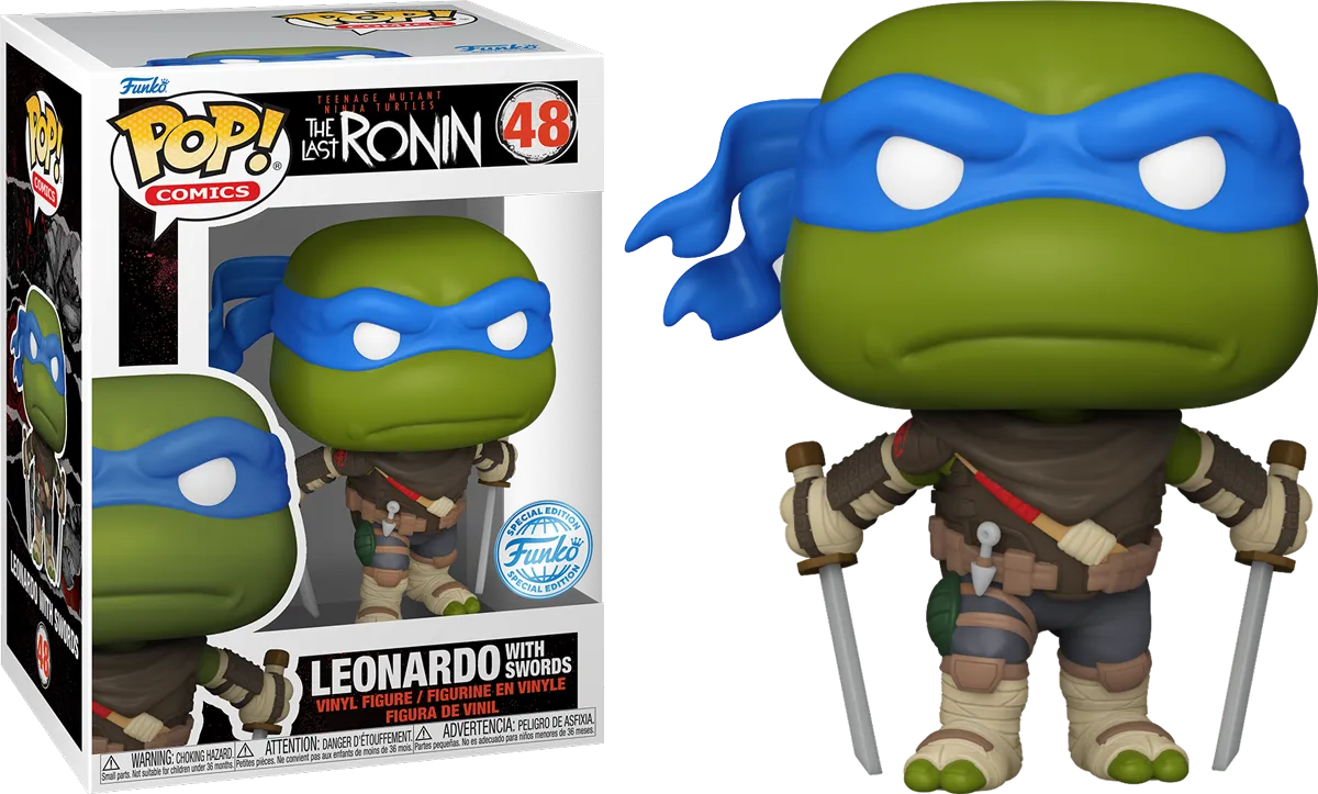 FUN85094 Teenage Mutant Ninja Turtles: The Last Ronin - Leonardo US Exclusive Pop! Vinyl [RS] - Funko - Titan Pop Culture