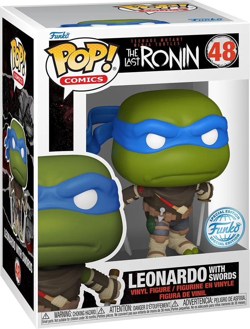 FUN85094 Teenage Mutant Ninja Turtles: The Last Ronin - Leonardo US Exclusive Pop! Vinyl [RS] - Funko - Titan Pop Culture