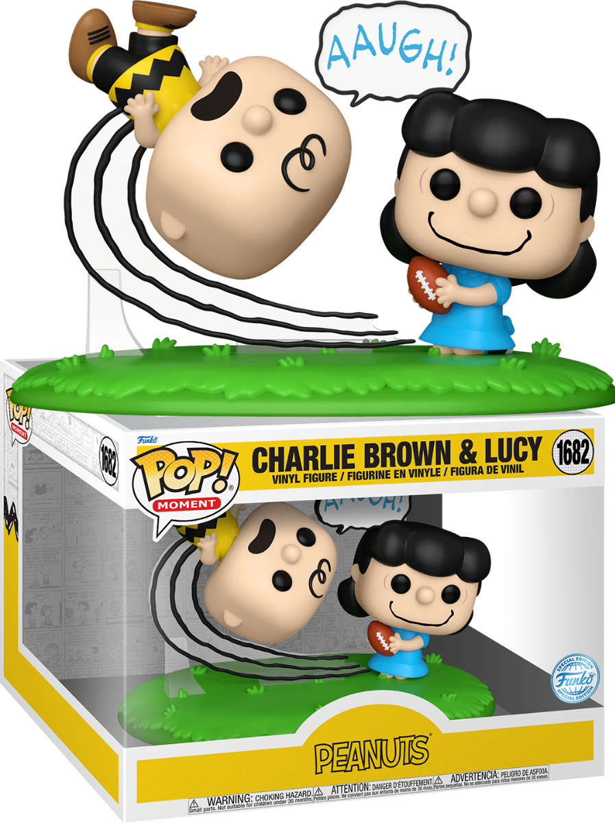 FUN85185 Peanuts - Charlie Brown and Lucy US Exclusive Pop! Moment [RS] - Funko - Titan Pop Culture