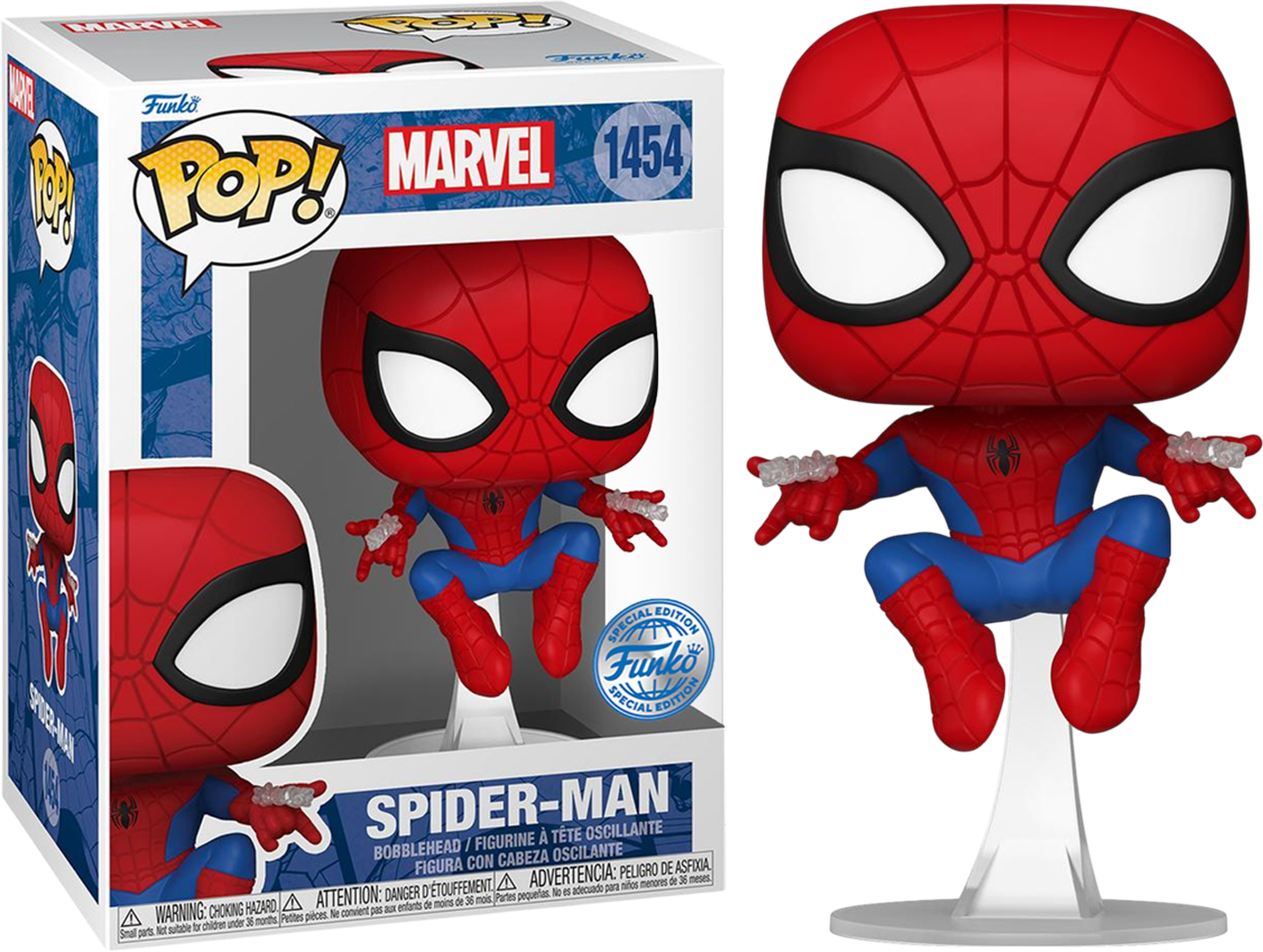 FUN85243 Marvel - Spider-Man with Webshooters Pop! Vinyl [RS] - Funko - Titan Pop Culture