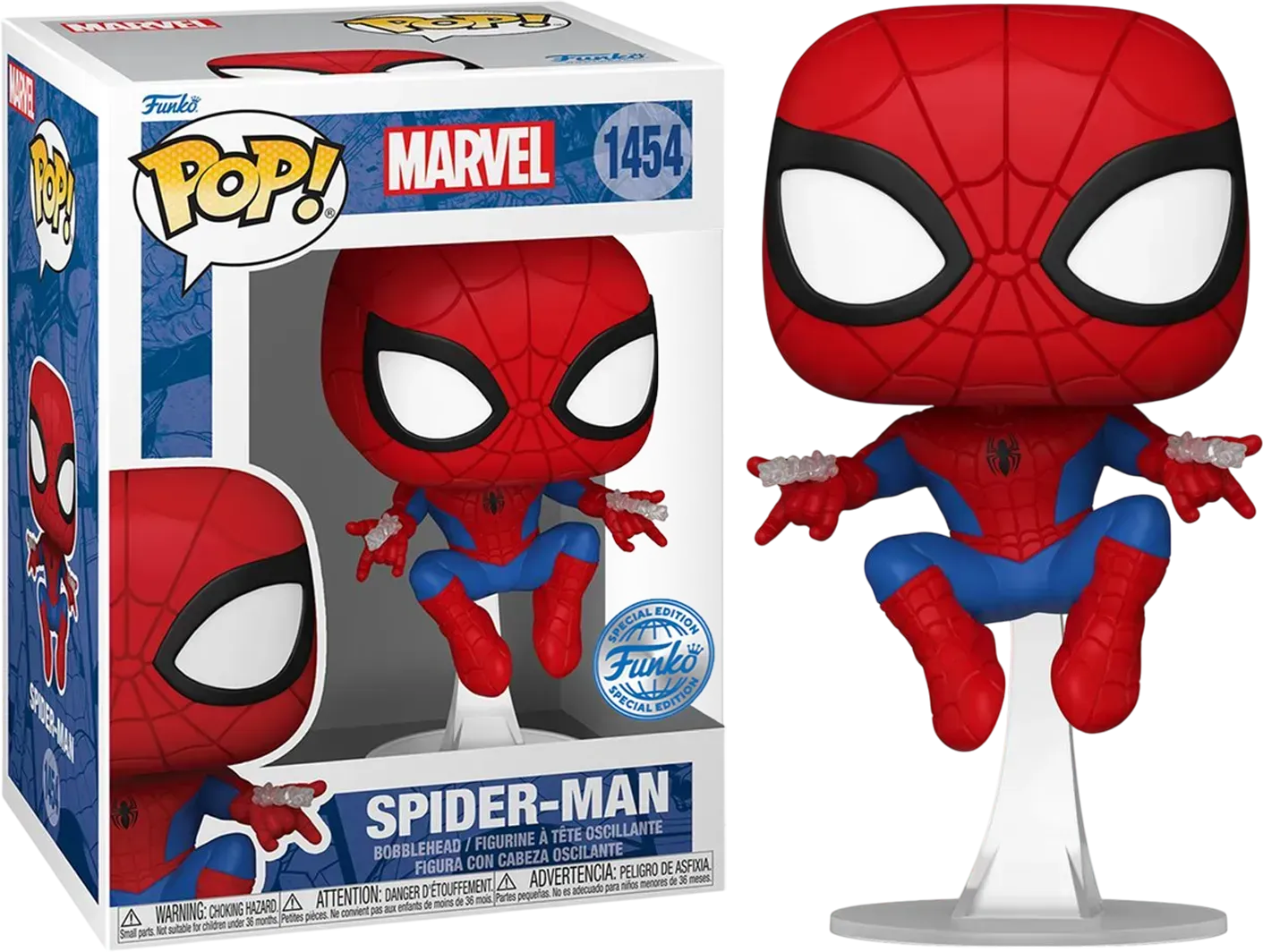 FUN85243 Marvel Comics - Spider-Man with Webshooters US Exclusive Pop! Vinyl [RS] - Funko - Titan Pop Culture