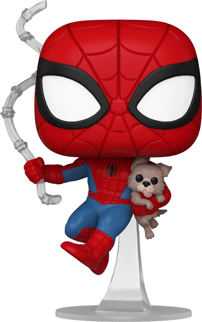 Marvel Comics - Spiderman with "Sandwich the Dog" Exclusive Pop! Vinyl [RS]