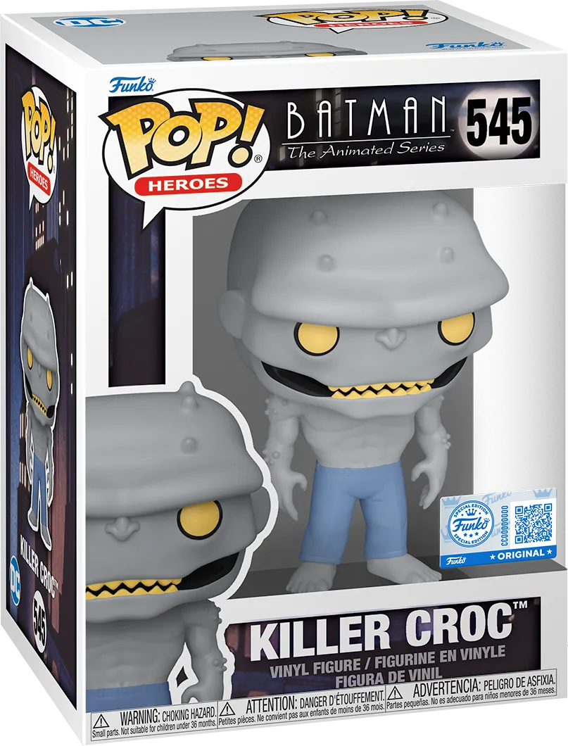 FUN85249 Batman: The Animated Series - Killer Croc US Exclusive Pop! Vinyl [RS] - Funko - Titan Pop Culture