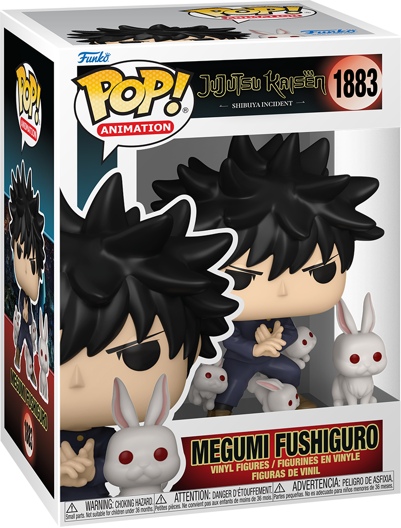 FUN85323 Jujutsu Kaisen - Megumi Fushiguro with Rabbit Pop! Vinyl - Funko - Titan Pop Culture