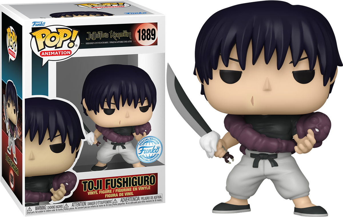 FUN85324 Jujutsu Kaisen - Toji Fushiguro (with chase) US Exclusive Pop! Vinyl [RS] - Funko - Titan Pop Culture