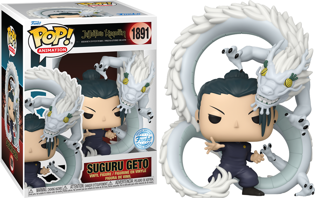 FUN85327 Jujutsu Kaisen - Suguru Geto (with Rainbow Dragon) US Exclusive Pop! Premium [RS] - Funko - Titan Pop Culture