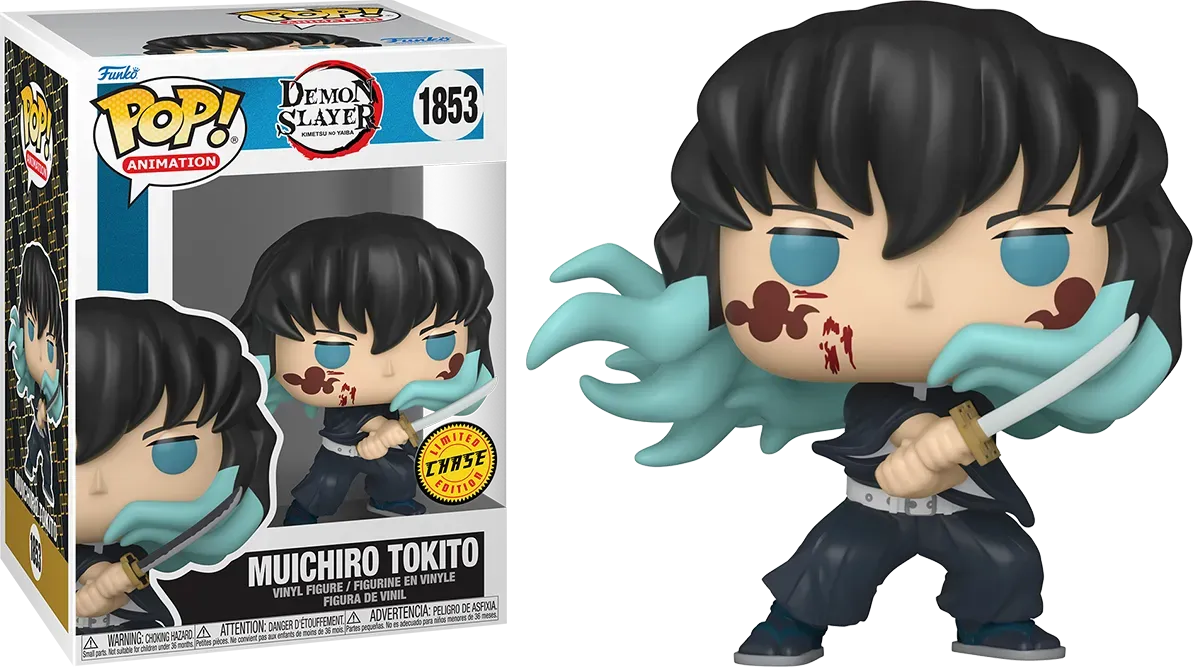  Demon Slayer - Muichiro Tokito Pop! Vinyl - Chase Bundle / Case - Funko - Titan Pop Culture